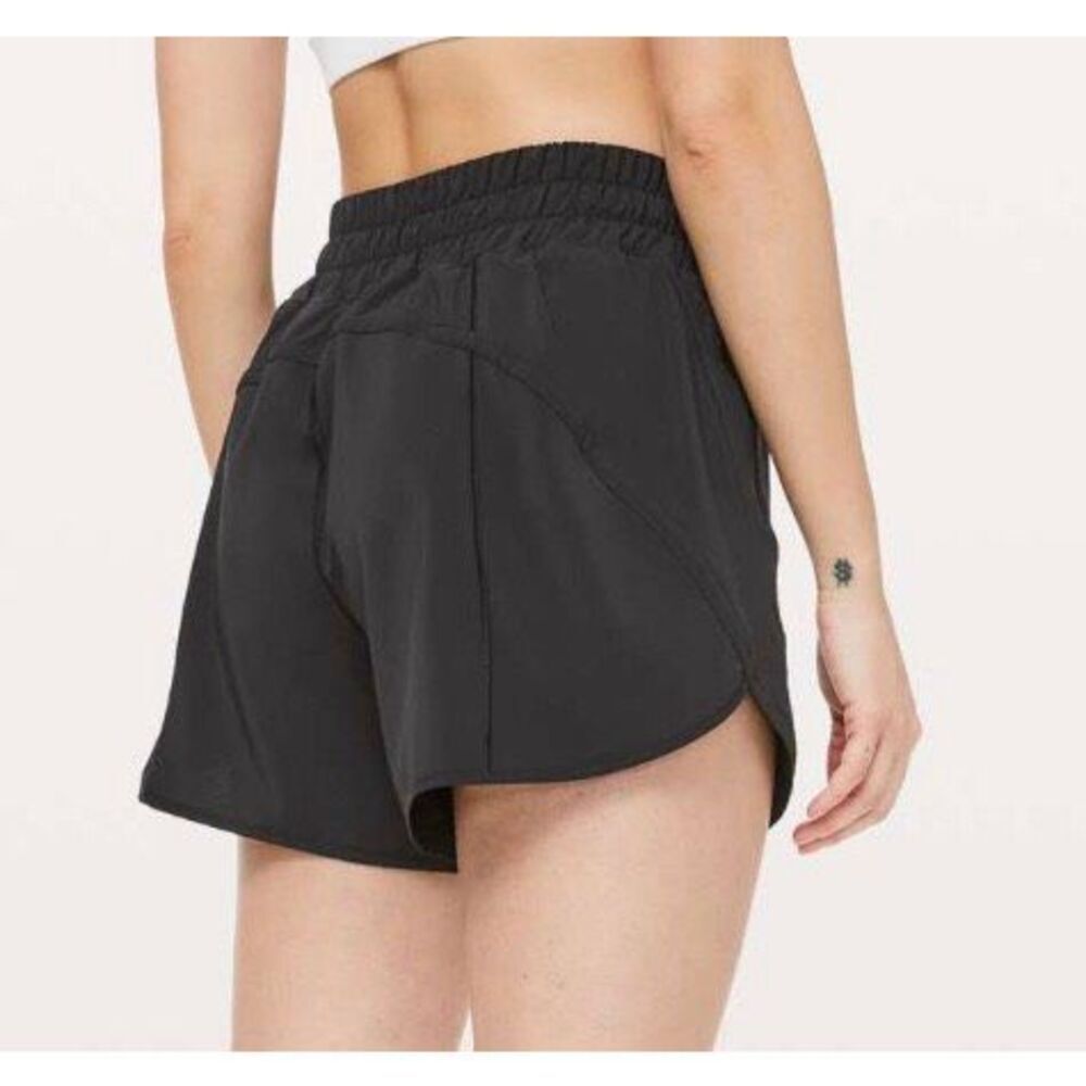 Lululemon Track That High-Rise 3” Lined black SHORTS sz 6